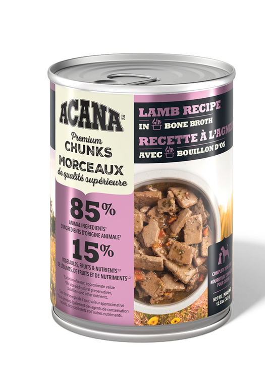 Premium Chunks, Lamb Recipe in Bone Broth